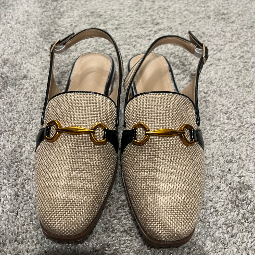 NWOT Slingback Mules